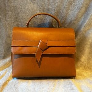 Poppy Barley Knot Satchel